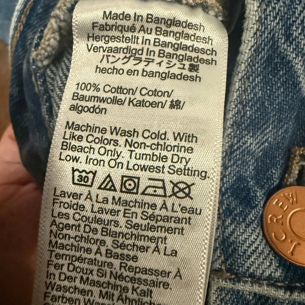 J. Crew Vintagw baggy Denim